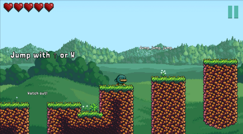 Ciroxyland Screenshot - Jumping platforms